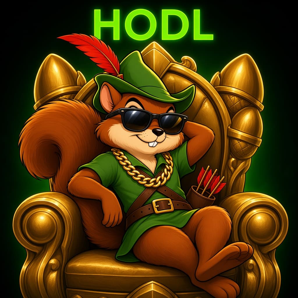 Robin the Squirrel — HODL