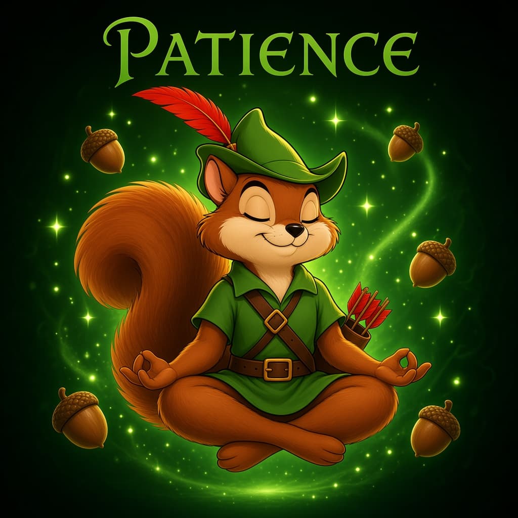 Robin the Squirrel — Patience